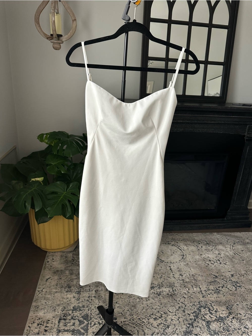 Katie May White Spaghetti Strap Mini Dress